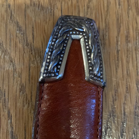 Vintage Brown Leather Brighton Belt - Picture 3 of 9